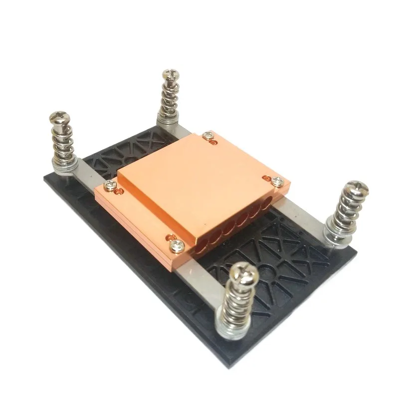 For AM4/AM5 CPU platform heat pipe copper splint 6-hole heat pipe pressure plate, screw-back plate installation