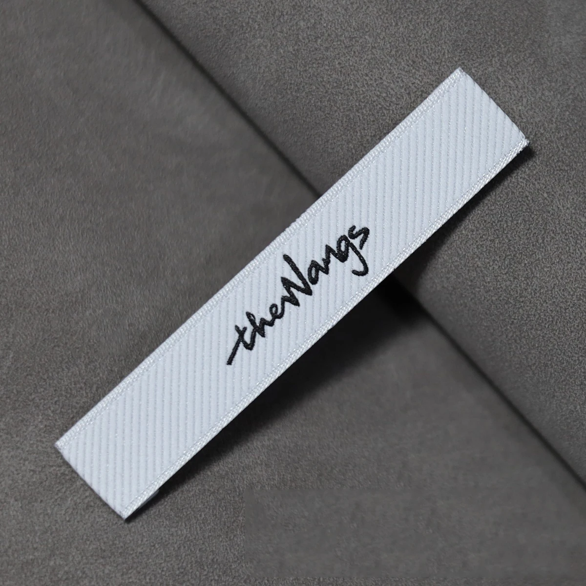 Garment Accessories Customized Damask Woven Label Garment Clothing Tags