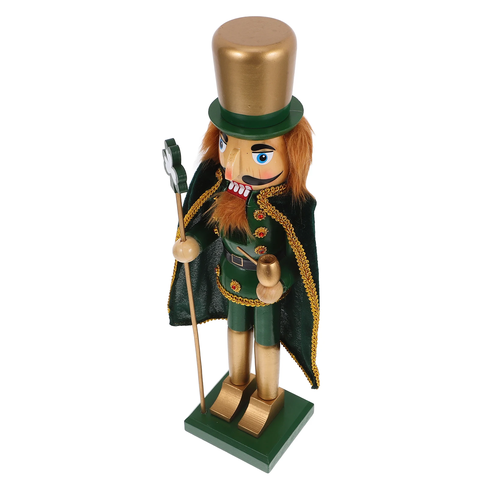 

Wooden Christmas Nutcrackers Lovely Decorations Desktop Gadgets Xmas Supplies Craft naments Traditional Figure Holiday Mini