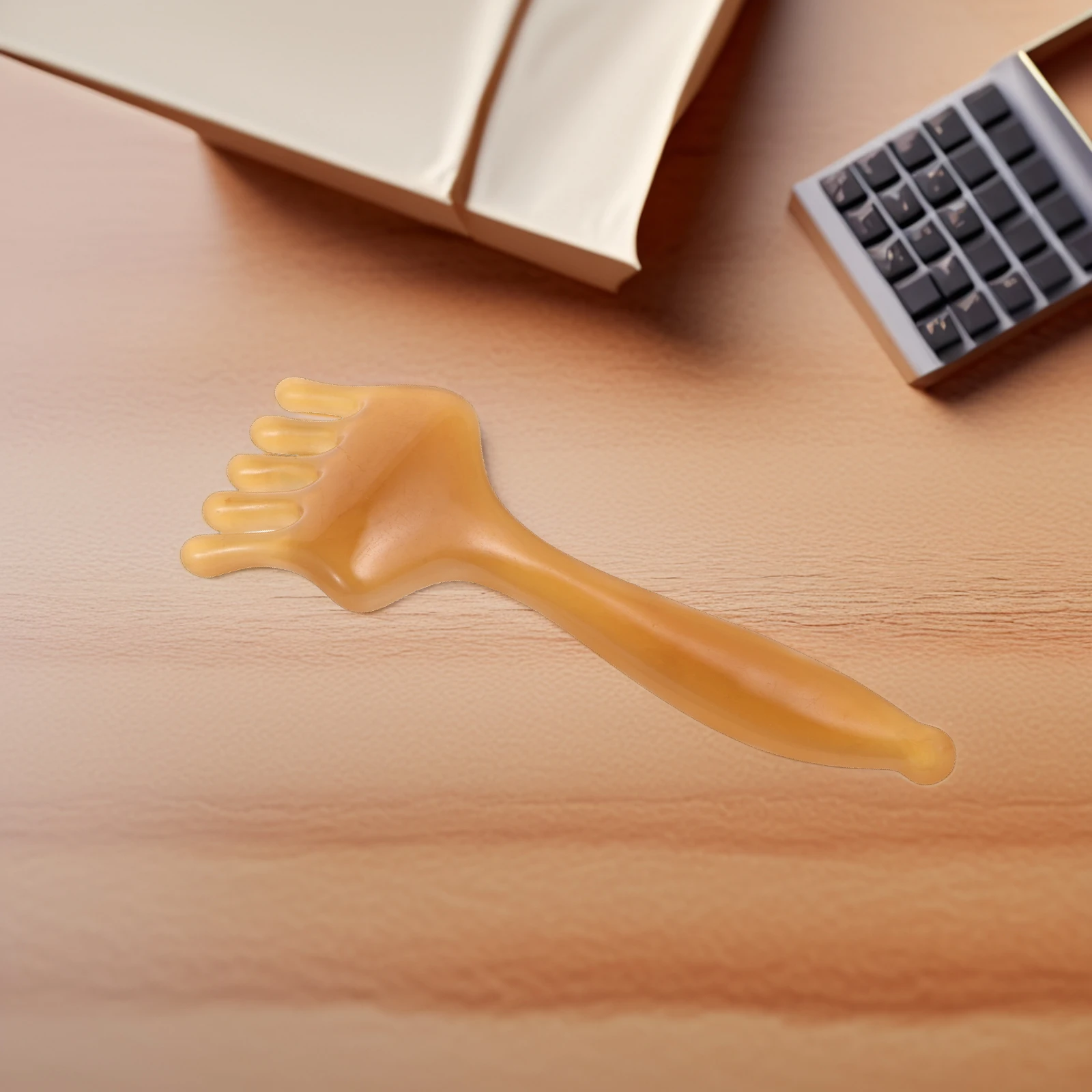 

Scalp Massage Comb Resin Finger Massager Head Guasha Scratcher Manual Tool Spa Equipment Portable Massaging Comb for Hair Salons