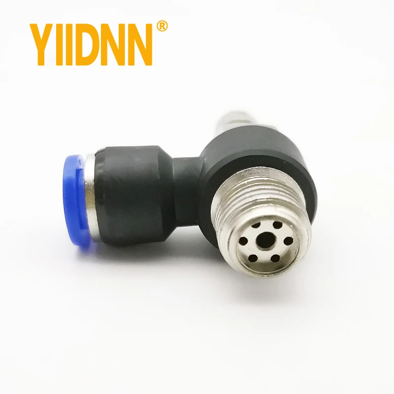 SL هوائي خنق سرعة تحكم صمام 1/8 ''1/4" 3/8 "1/2" ذكر الموضوع اسطوانة صمام خنق منظم ضغط
