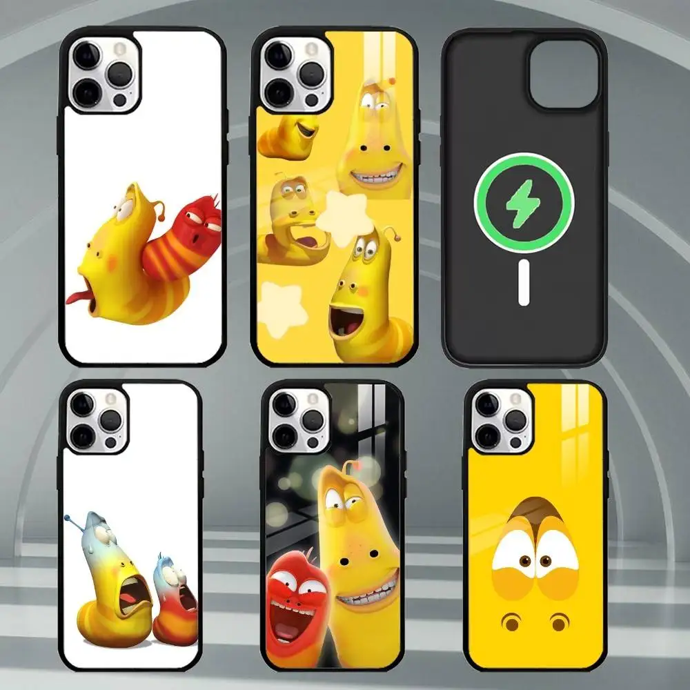 

R-Red And Y-Yellow L-larvas Phone Case For iPhone17,16,15,14,13,12,11 Plus,Pro Max Magnetic For Magsafe Wireless Charging