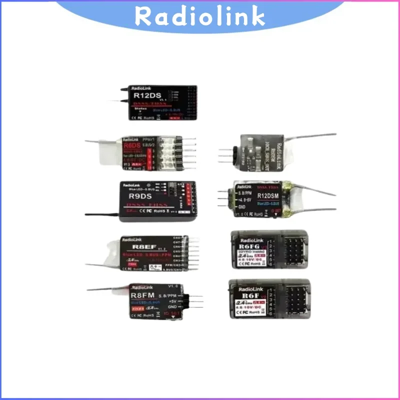 Radiolink R12DSE R12DS R9DS R8FM R8EF R8FM  R6DSM R6DS R6FG  R6F Rc Receiver 2.4G Signal for Transmitter RC  Accessories
