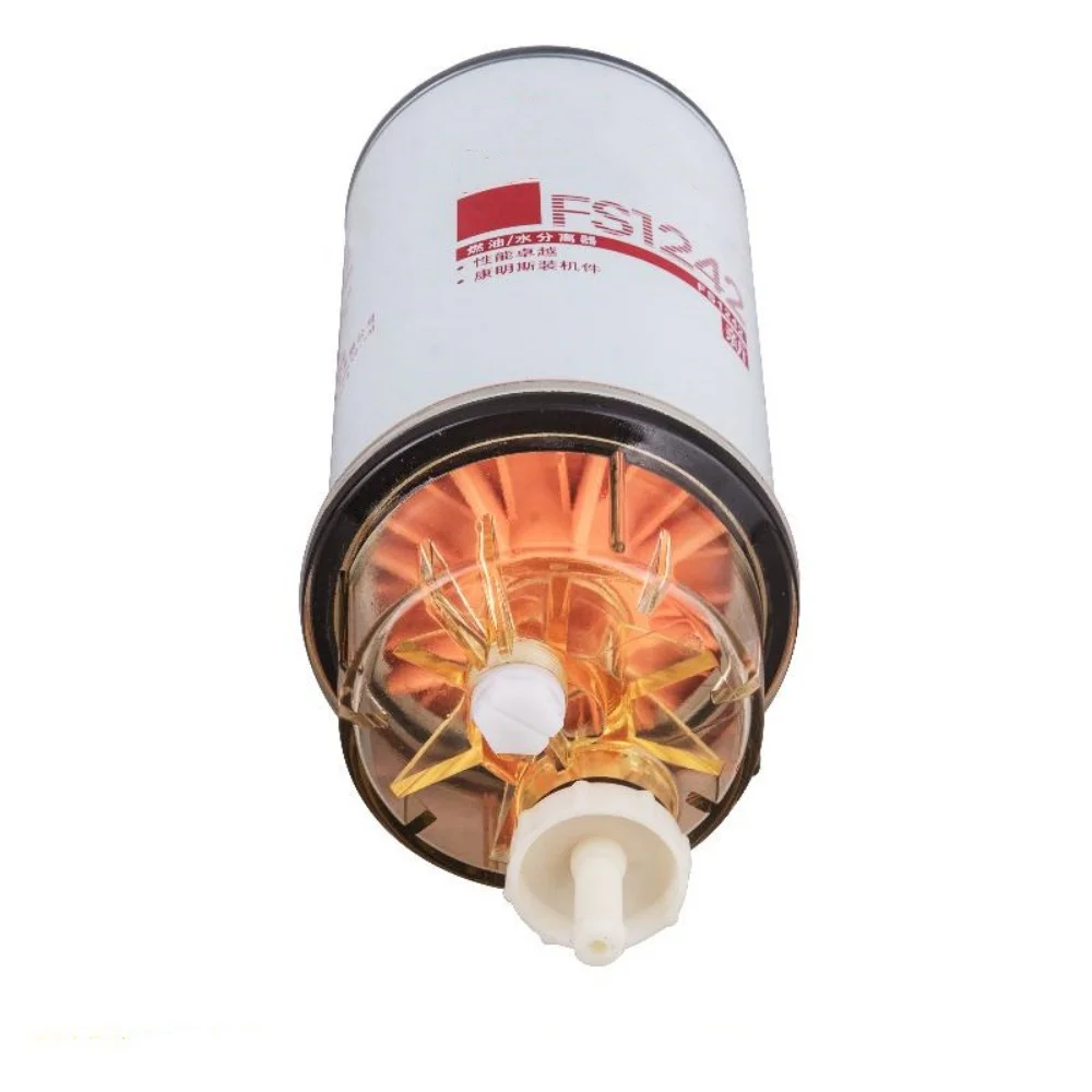 FS1242 Fuel Water Separator Filter With Cup For Fleetguard Modified Truck Excavator Fuel Filter 3355903 P505961 Diesel Filter
