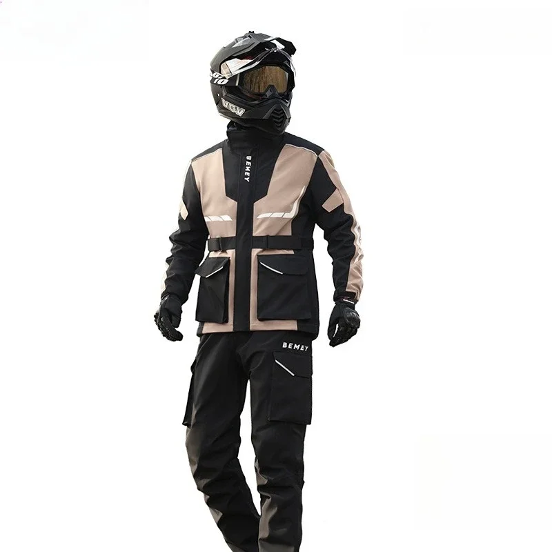 useful Motorcycle Rain Coat Raincoat Split Full Body Rainstorm Proof Men's Cycling Suit Rider Suit