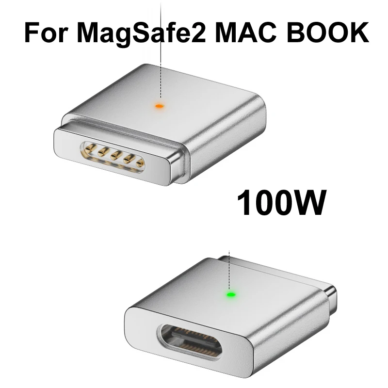 PD 100W/140W USB Type C DC 5521 Magnetic Adapter for Magsafe1 Magsafe 2 3 MacBook Pro Max 5A Fast Charging Magnet Plug ConverteR