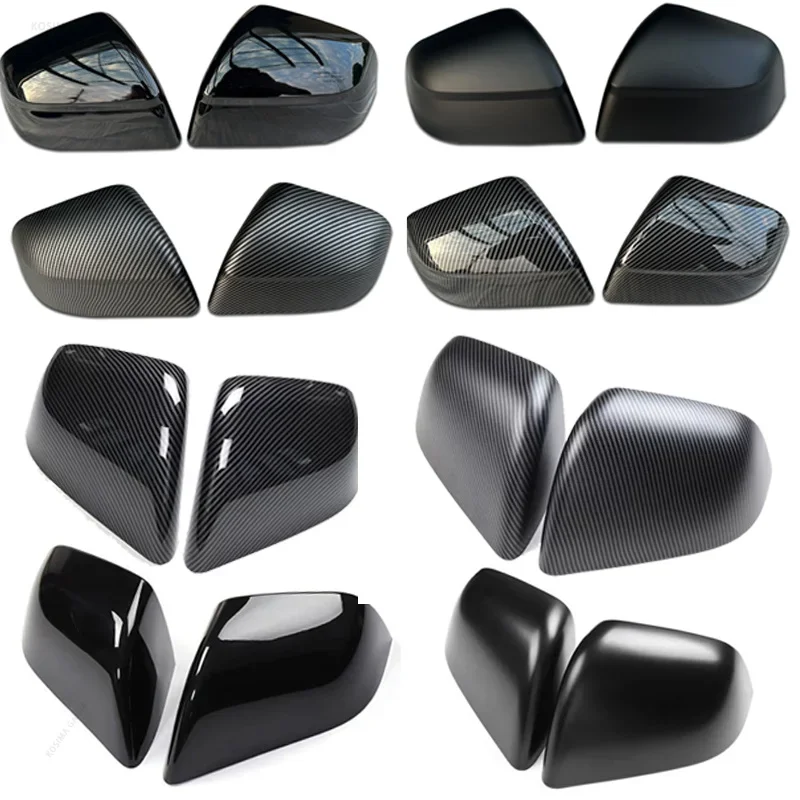 Für Tesla Model Y Juniper 25-26 Model 3/Y Rückspiegelabdeckung ABS Carbonfaser Dekorative Schale Auto-Rückspiegelabdeckung Autoteile – Detail 6