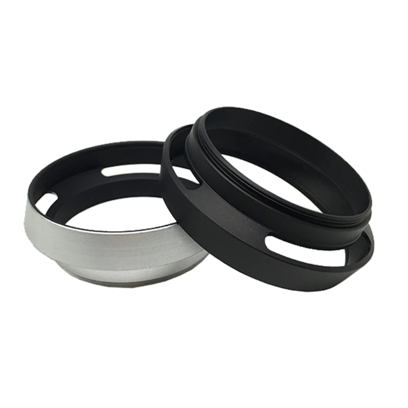 Lens Hood Sunshade Metal Vented Camera Sun Blocker Reduce Reflection 37mm 40.5mm 43mm 46mm 49mm 52mm Screw-in