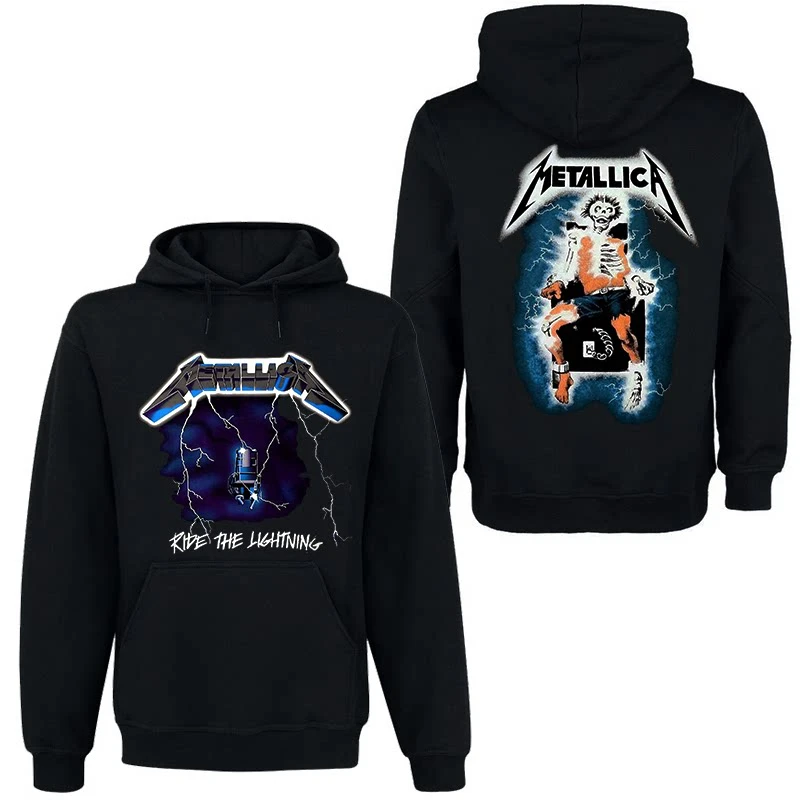 2026 Neues, seltenes METALLICA Rock Dark Style Album-Set, langärmeliges Kapuzensweatshirt für Herren und Damen aus Europa und Amerika – Detail 13