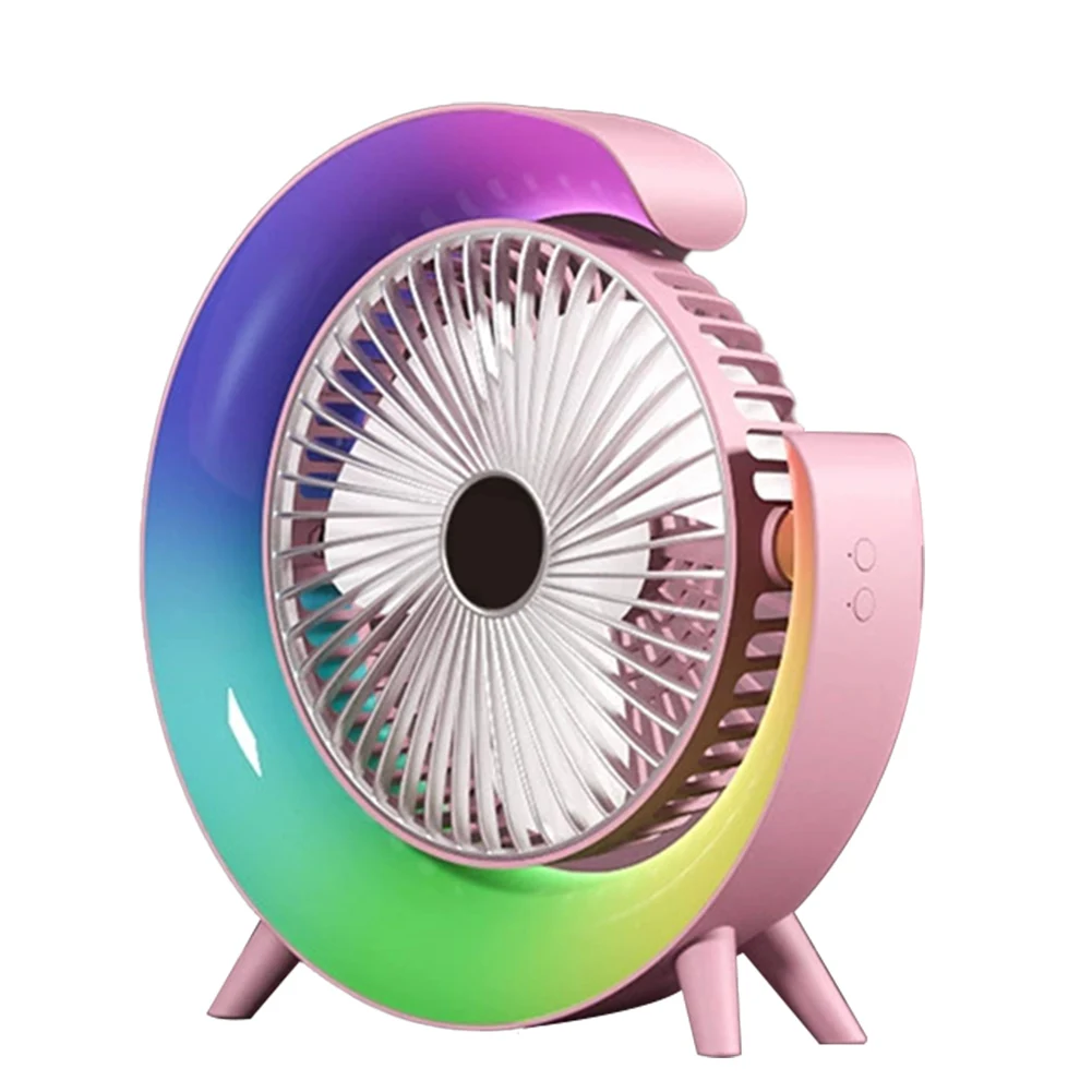 180 Degree Adjustable Portable Rechargeable Fan Relaxing At Home 180 Degree Adjustable Fan Whisper-quiet Operation