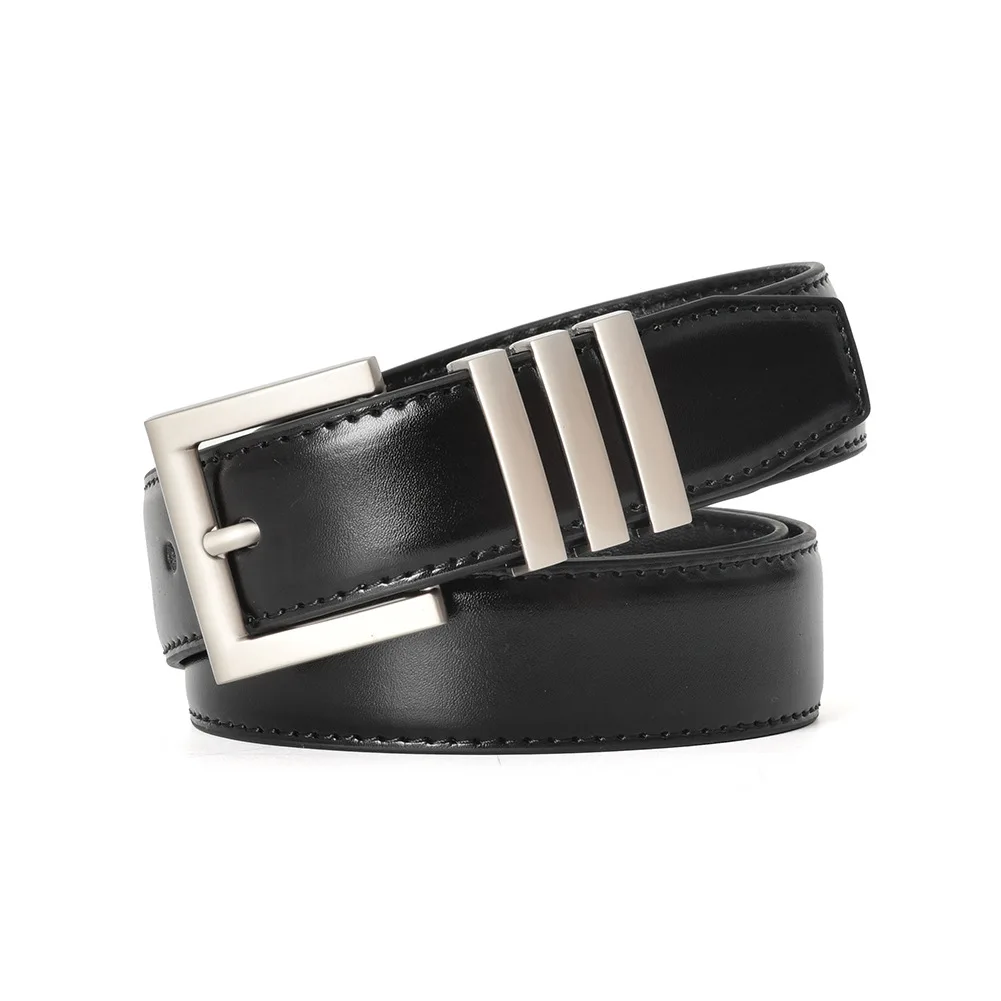 

Простой дизайн, простые женские ремни из натуральной коровьей кожи, джинсовый ремень, серебряная пряжка, регулируемый пояс из воловьей кожи, Ceinture Femme