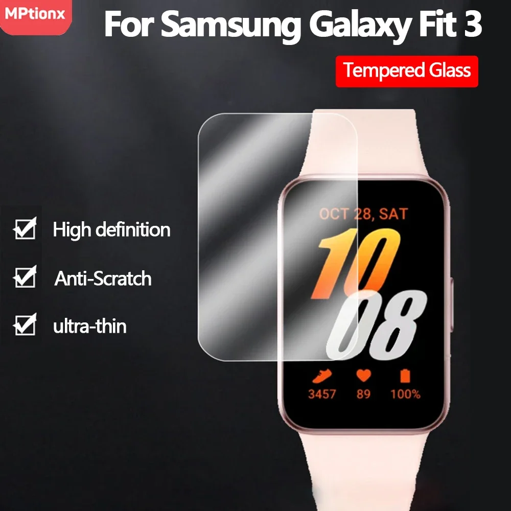 Gehärtetes Glas für Samsung Galaxy Fit 3 TPU HD Displays chutz folie Anti-Kratzer ultra dünn für Samsung Galaxy Fit 3 Schutz folie