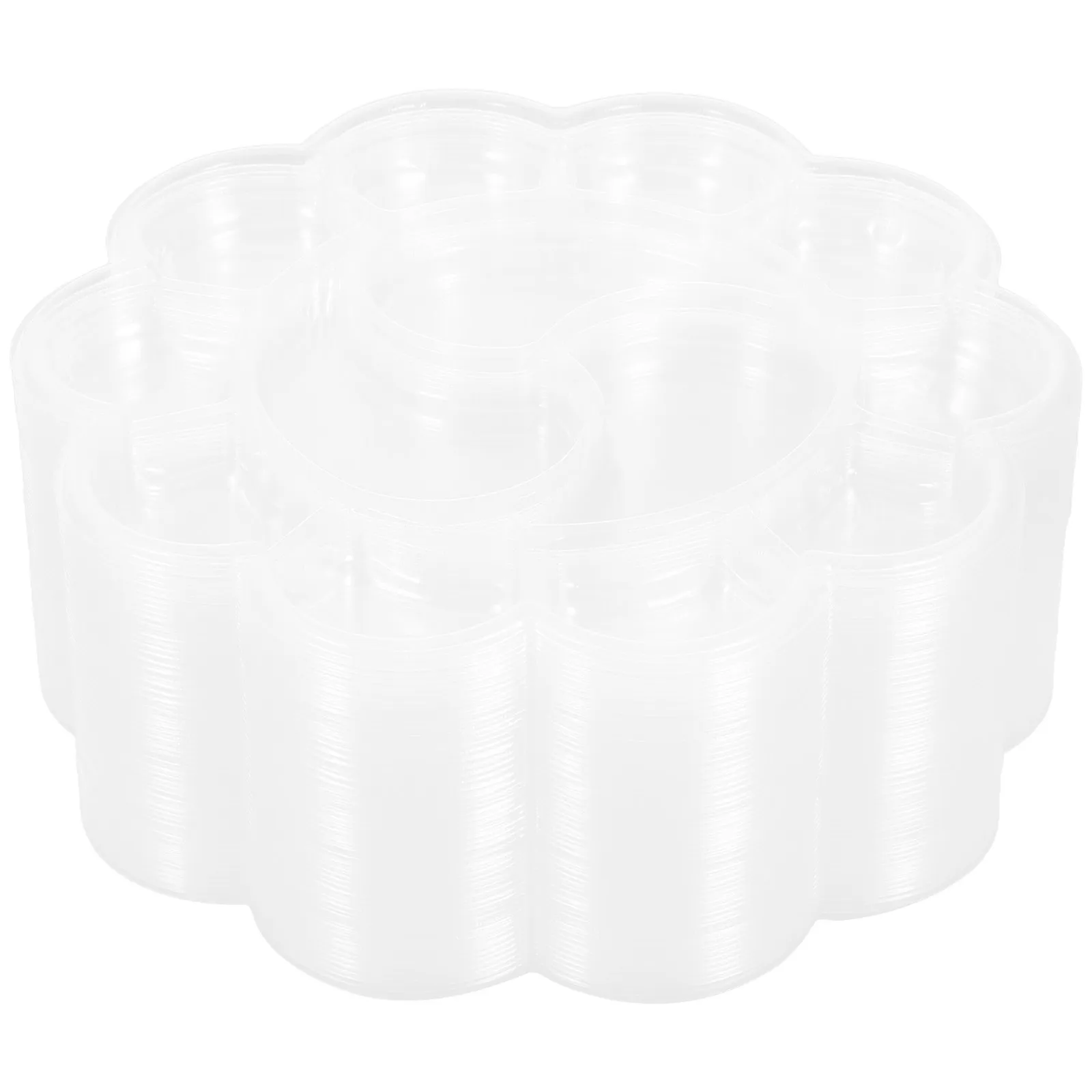 

Набор из 50 пластиковых палитр в форме цветка для смешивания красок: акварель, масло, акрил. Художественные принадлежности. Влажная палитра.