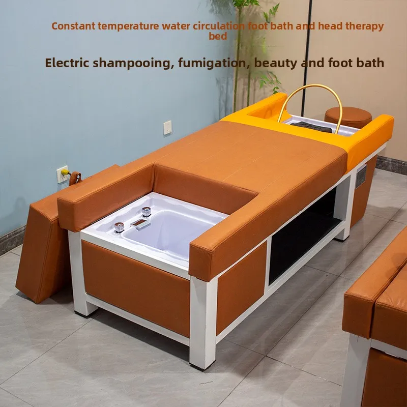 LMM shampoo bed beauty salon water circulation fumigation shampoo bed foot bath