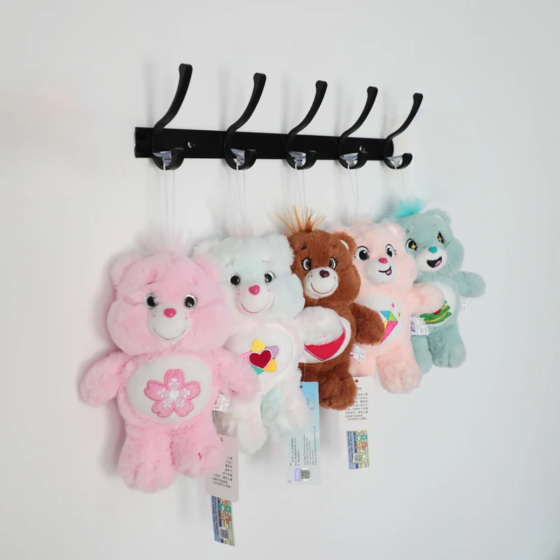 Original Care Bears 22cm Saugnapf-Plüsch-Anhänger Glänzender Liebesbär Cartoon-Puppe Heim- und Bürodekoration Geburtstags- und Feiertagsgeschenk für Mädchen – Detail 17