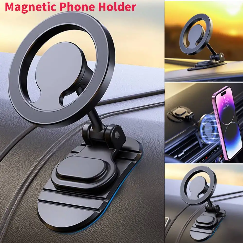 

Magnetic Car Phone Holder for MagSafe Case Universal Car Dashboard Phone Mount 360° Rotation Magnet Mobile Phone GPS Brackets