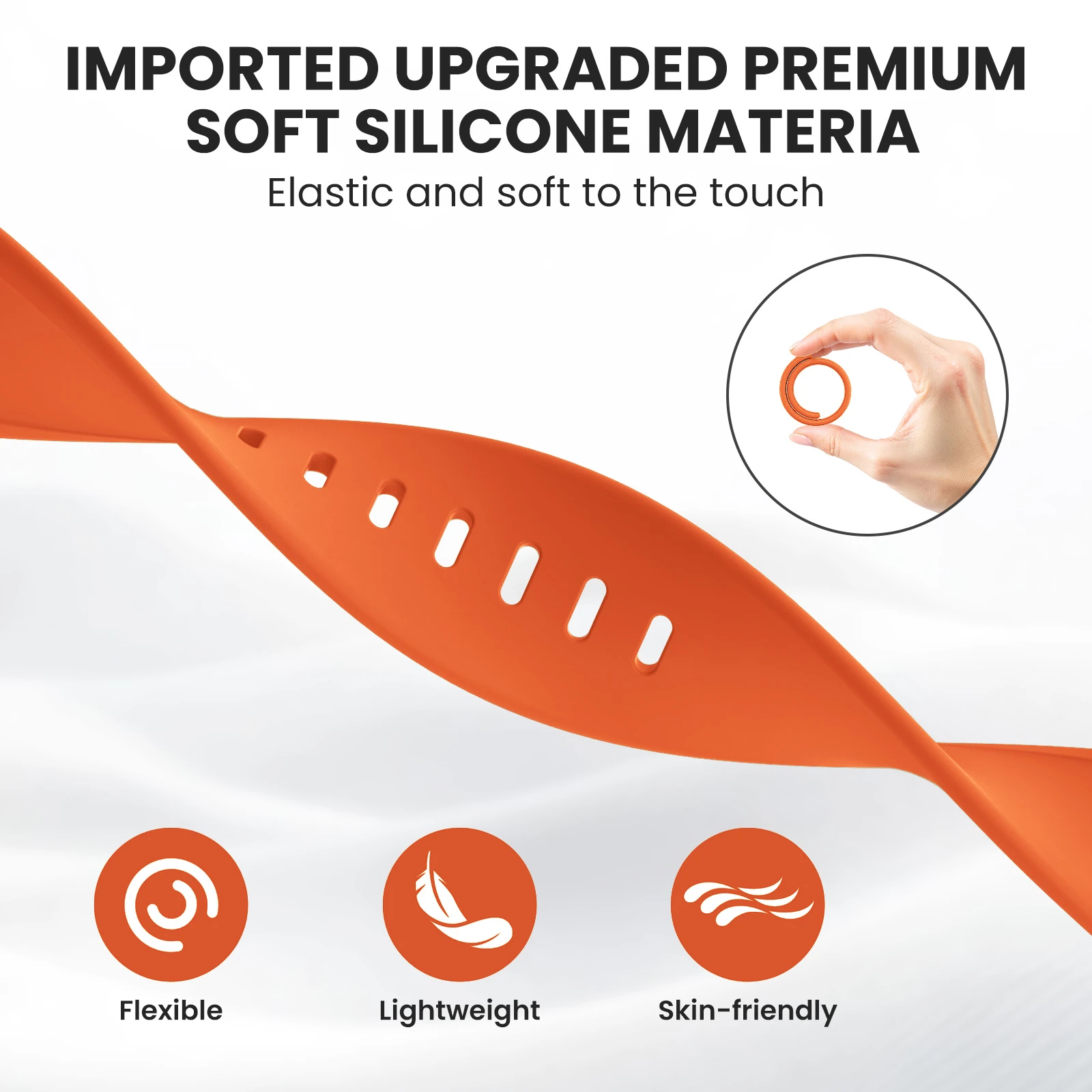 1 パックスポーツシリコンストラップ Apple Watch シリーズ 10/9/8/7/6/SE/SE2/Ultra 2 - 38mm 40mm 41mm42mm 44mm 45mm 46mm 49mm、通気性