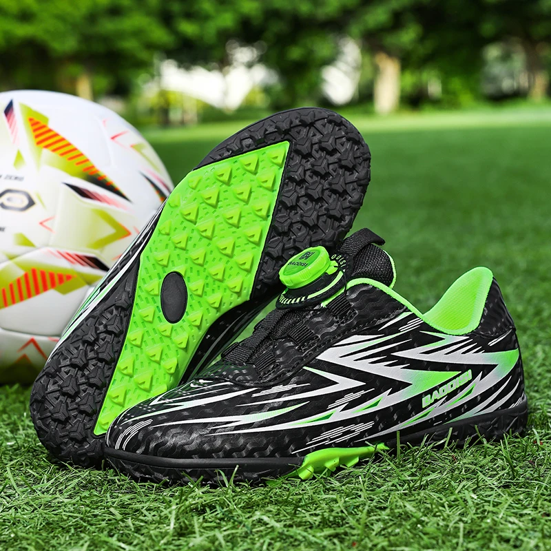 

Outdoor Childrens Football Boots TF Professional Football Shoes Comfortable Sports Non-slip School Training Football Shoes