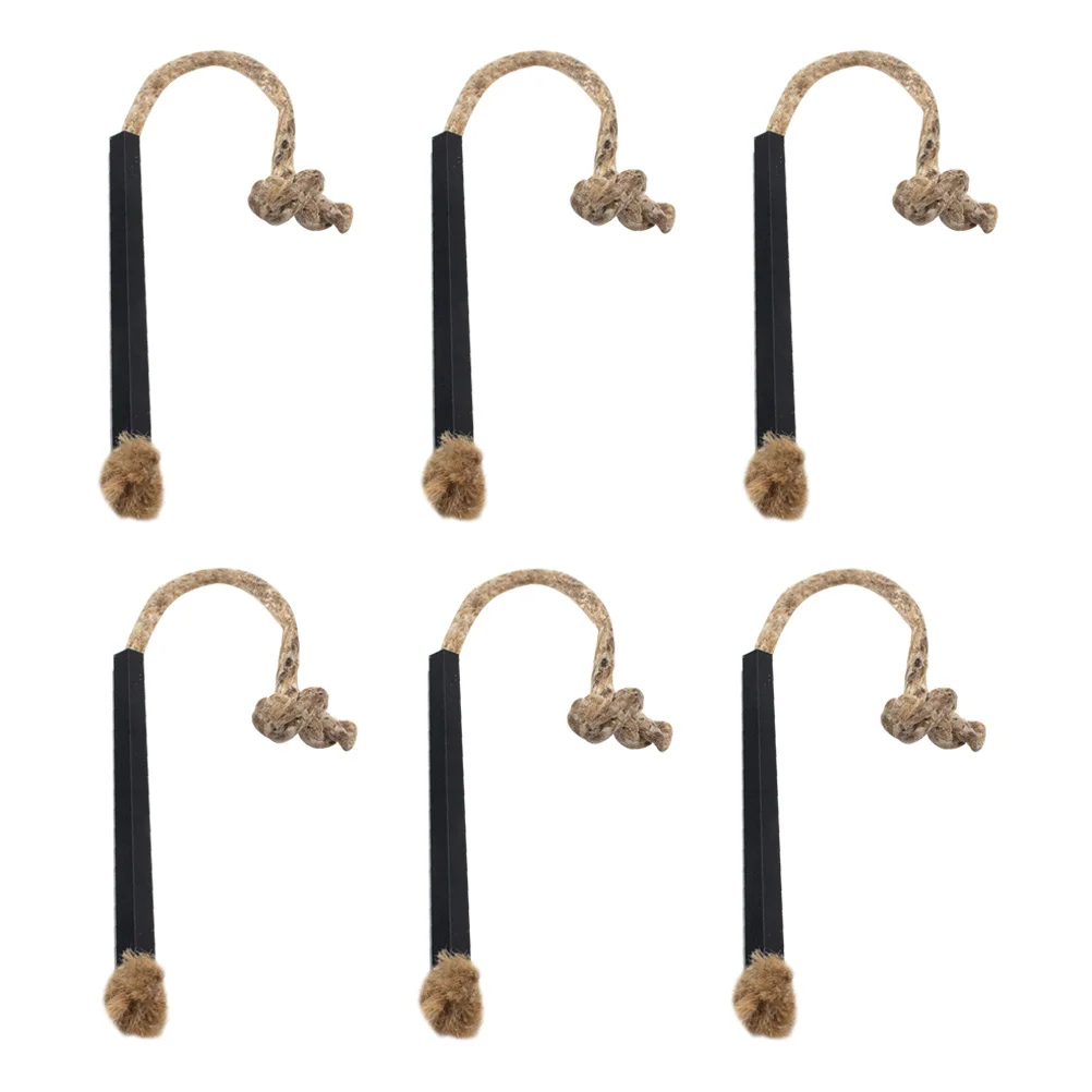 

6Pcs Fire Starter Rope Wick Portable Outdoor Camping Hiking Survival Fire Lighting Cord Rope Wick Camping Cords