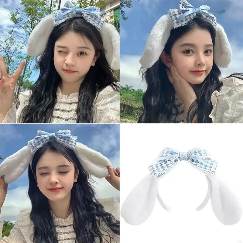 Plush Hair Accessory Lovely Cartoon Ears Anti-slip Parent Child Cosplay Comfortable Wear 