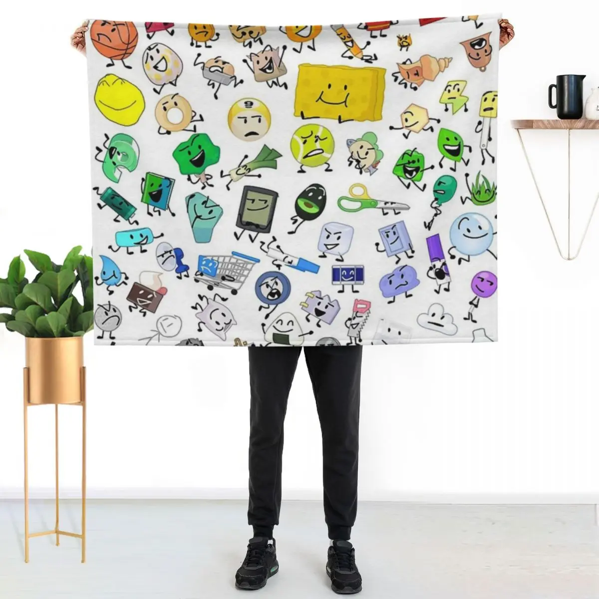 BFB and TPOT Full Cast Throw Blanket Softest Soft Personalized Gift Thins cosplay anime Hairys Blankets