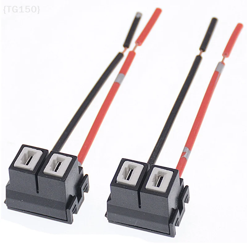 

【Ja】H7 Halogen Bulb Socket and Wiring Harness - High Temperature Connector Plug Adapter Kit for Car Headlight Replacement