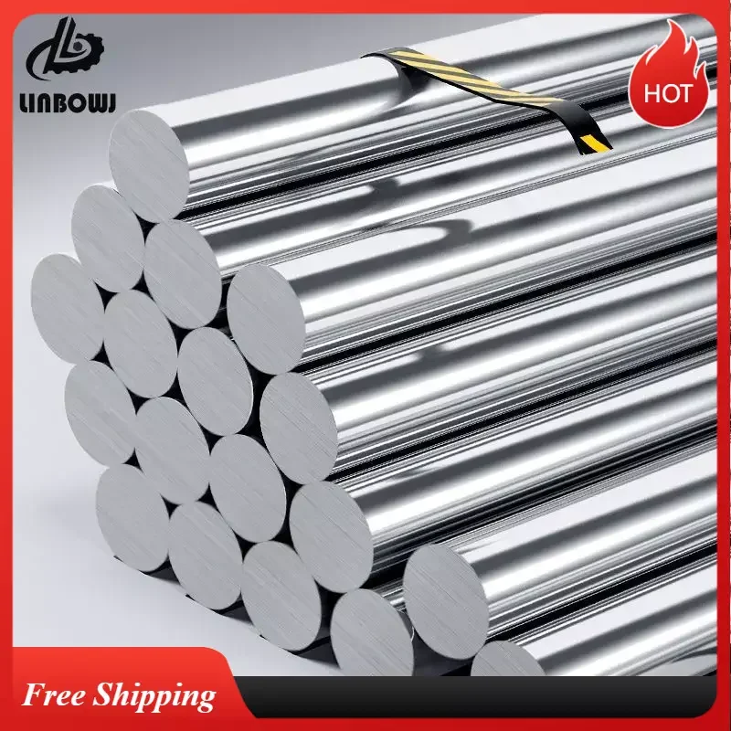 303 Stainless Steel Rod Diameter 1mm-10mm Shaft 8mm 4mm 5mm 6mm 10mm  Linear Shaft 3d Printer Parts 100mnm 200mm400mm500mmLong