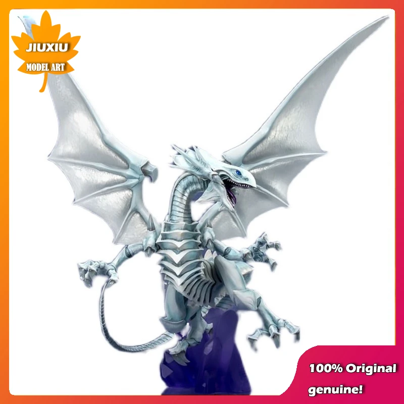 100% Original: Anime Yu-Gi-Oh! Blue-Eyes White Dragon 28cm PVC Action Figure Anime Figure Model Toys Figure Collection Doll Gift