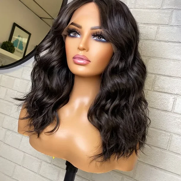 Schwarze Perücke, kurzer Bob, – Pre Parted 13X4 Lace Front Bob Wig Bewertung und Preis