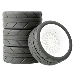 RC 2081-6087 Wheel & Rally Rubber Tires Offset: 3mm/6mm/9mm For 1:10  Redcar HSP HPI SAKURA D3 Kyosho FW06 General rc cars