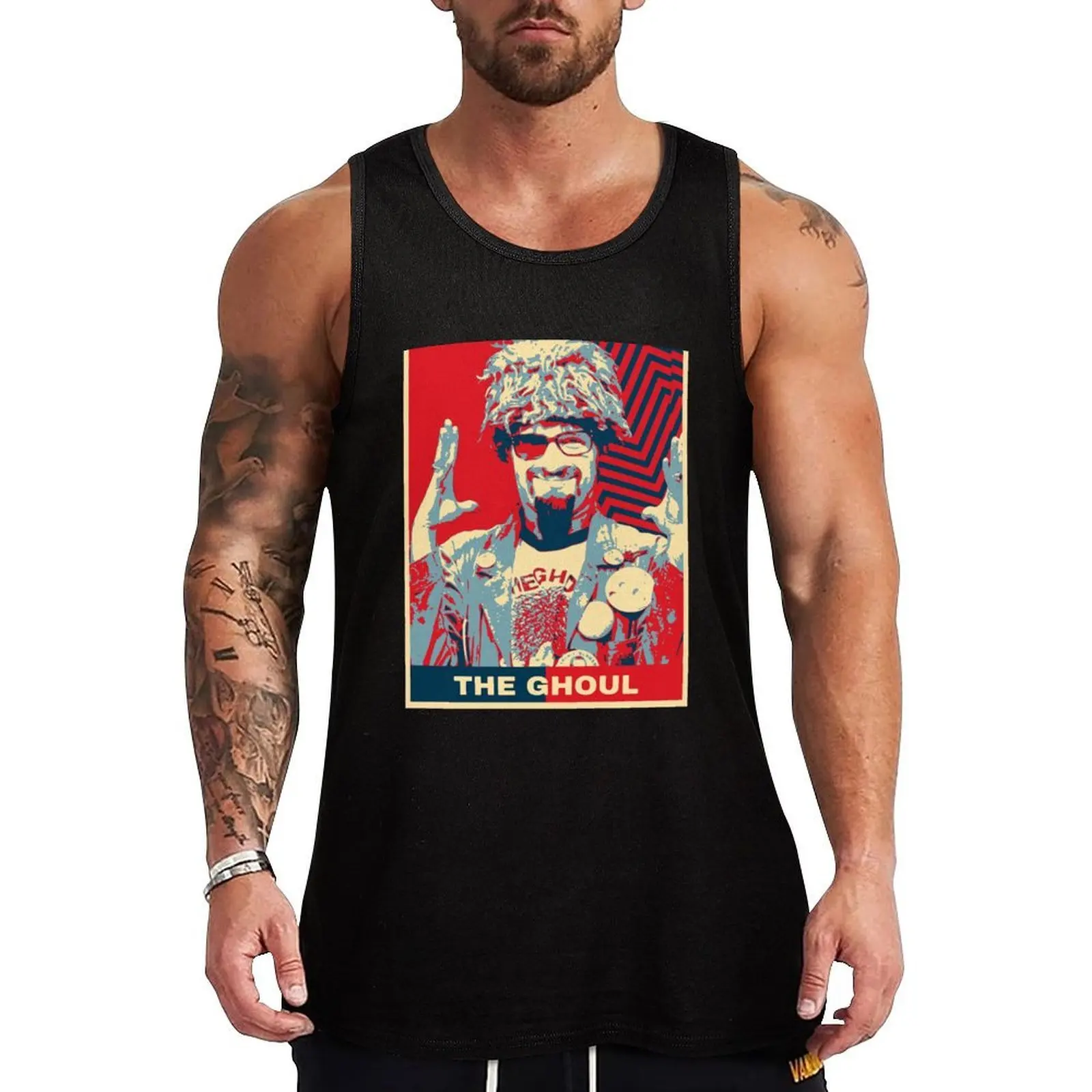 THE GHOUL Tank Top Simple Basic Tank Top Regular Fit Sleeveless Shirt