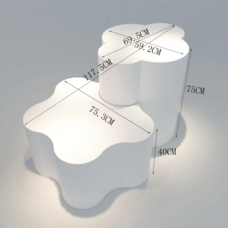 

Clothing store Nakajima display table High and low water table table Women's clothing store display props cabine