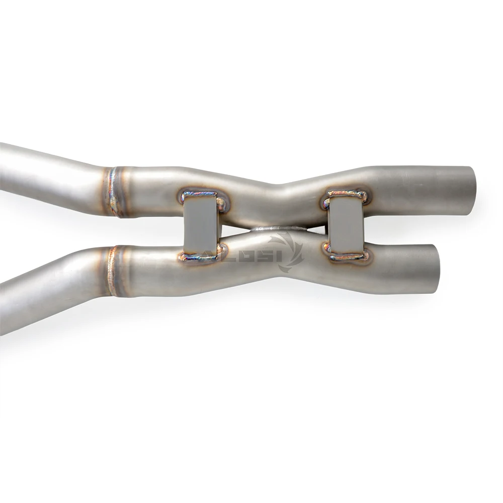 

Оптовая продажа выхлопной трубы для Ferrari Portofino 3.9T V12 2021-2025 ss304 Выхлопная труба высокопроизводительная X-образная