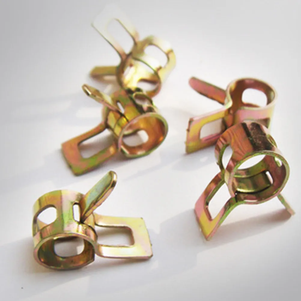 75Pcs Spring Clamps Assortment 6Mm to 10Mm Inner Diameter Heavy Duty Steel Hose Clamps for Fuel