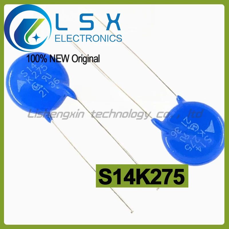 

20pcs S14K275 B72214S271K101 Varistor 275V 4500A 440pF Diameter 14MM Brand New Original
