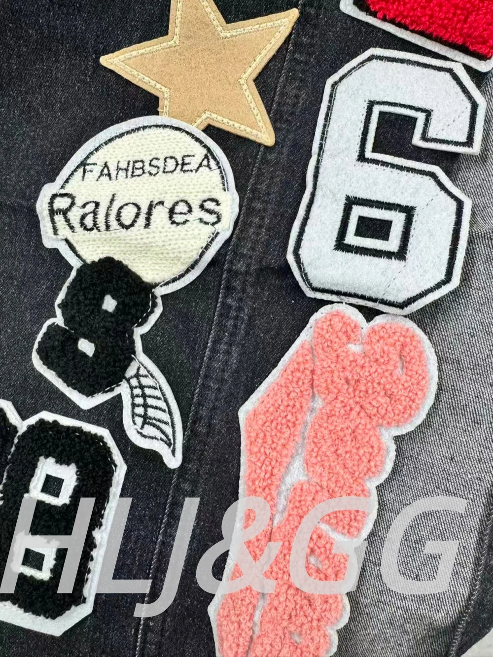 HLJ & GG تطريز أنيق رسالة غير النظامية نحيل الدنيم التنانير النساء عالية الخصر زر جيب كاوبوي قيعان الإناث الشارع الشهير