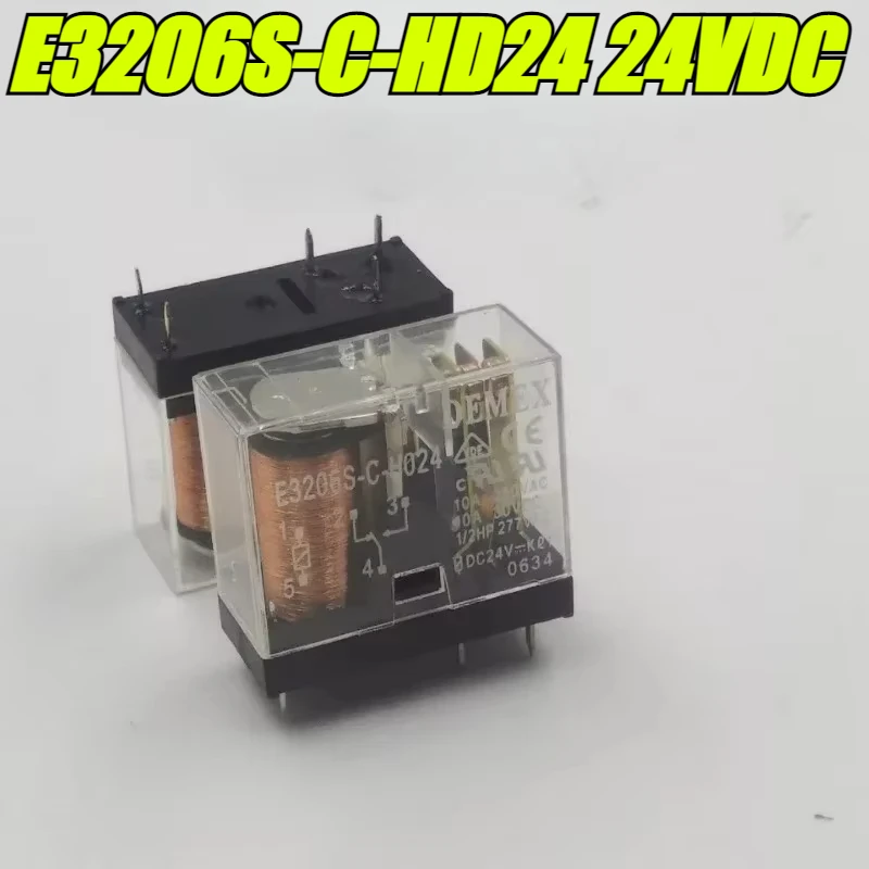 （Brand New Original）1pcs/lot 100% original genuine relay:E3206S-C-HD24 24VDC 10A 5pins E3206S-C-H024