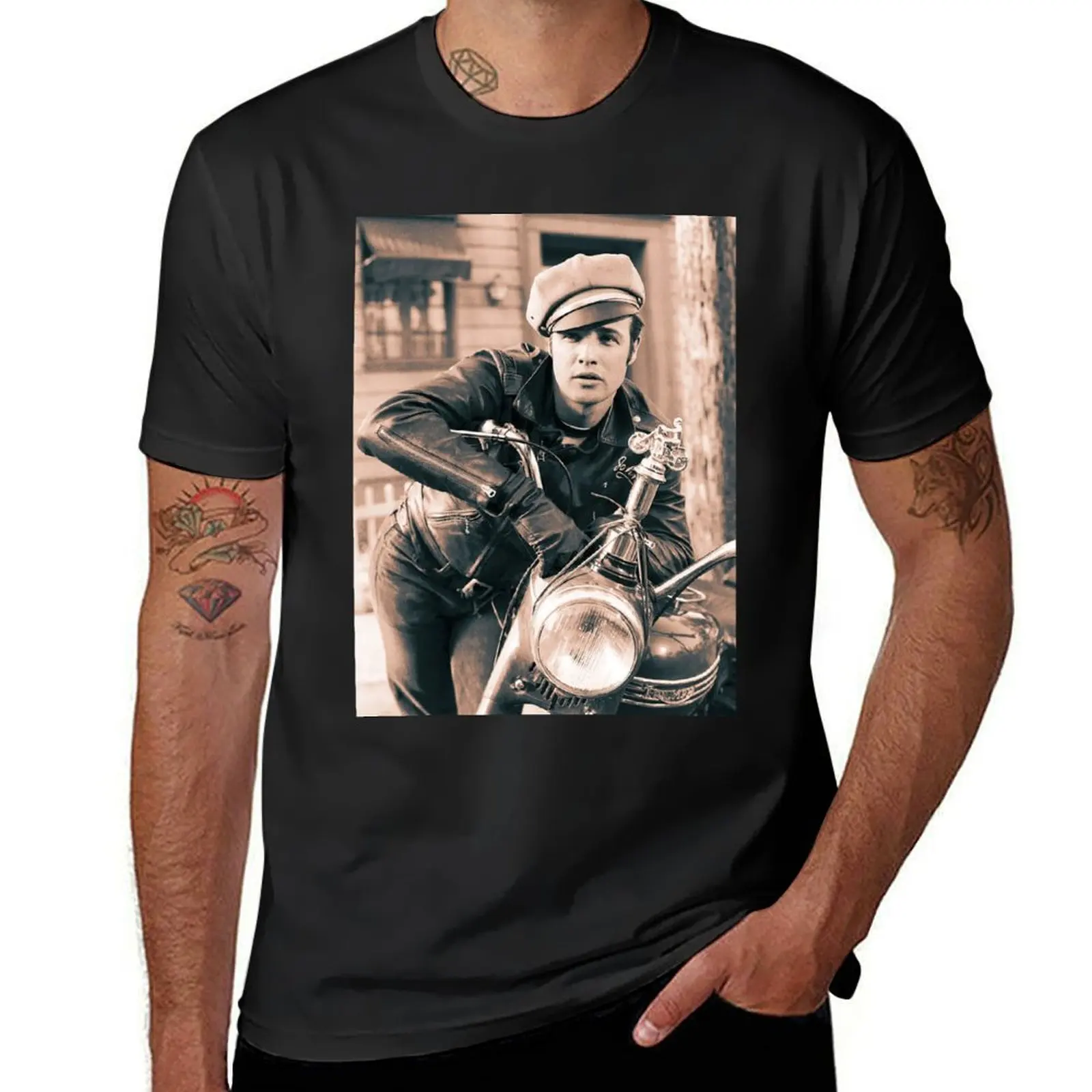 Marlon Brando - Vintage - D58 T-Shirt aesthetic clothes quick-drying new edition cute clothes t shirts for men graphic