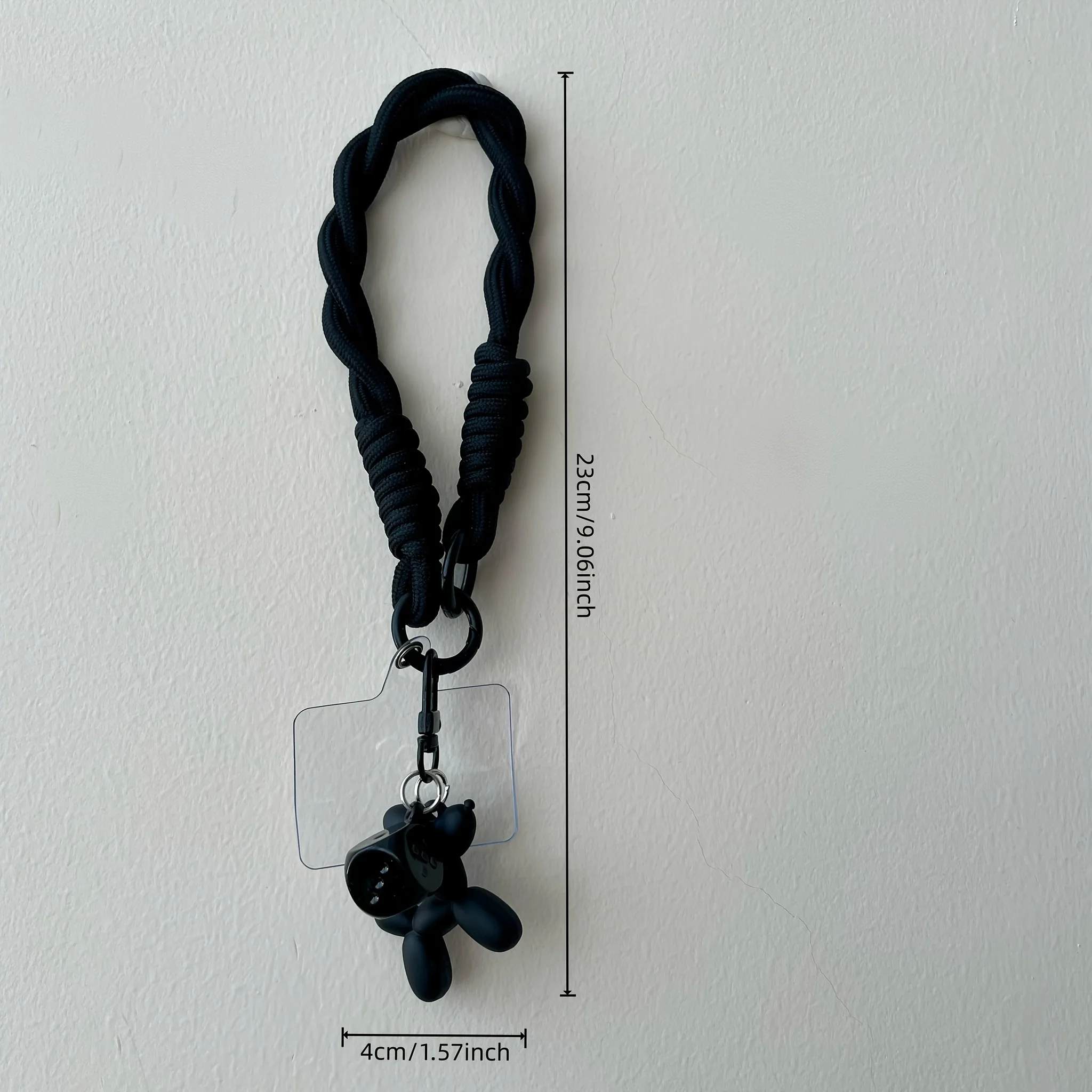 1Pc Dice Balloon Dog Phone Lanyard Wrist Strap, Cute Phone Bracelet with Tether, Phone Charm Strap, Suitable for Universal Phone Cases, DIY Detachable Pad, Popular Creative Handheld Anti-Loss Anti-Drop Portable Wristband for Men and Women