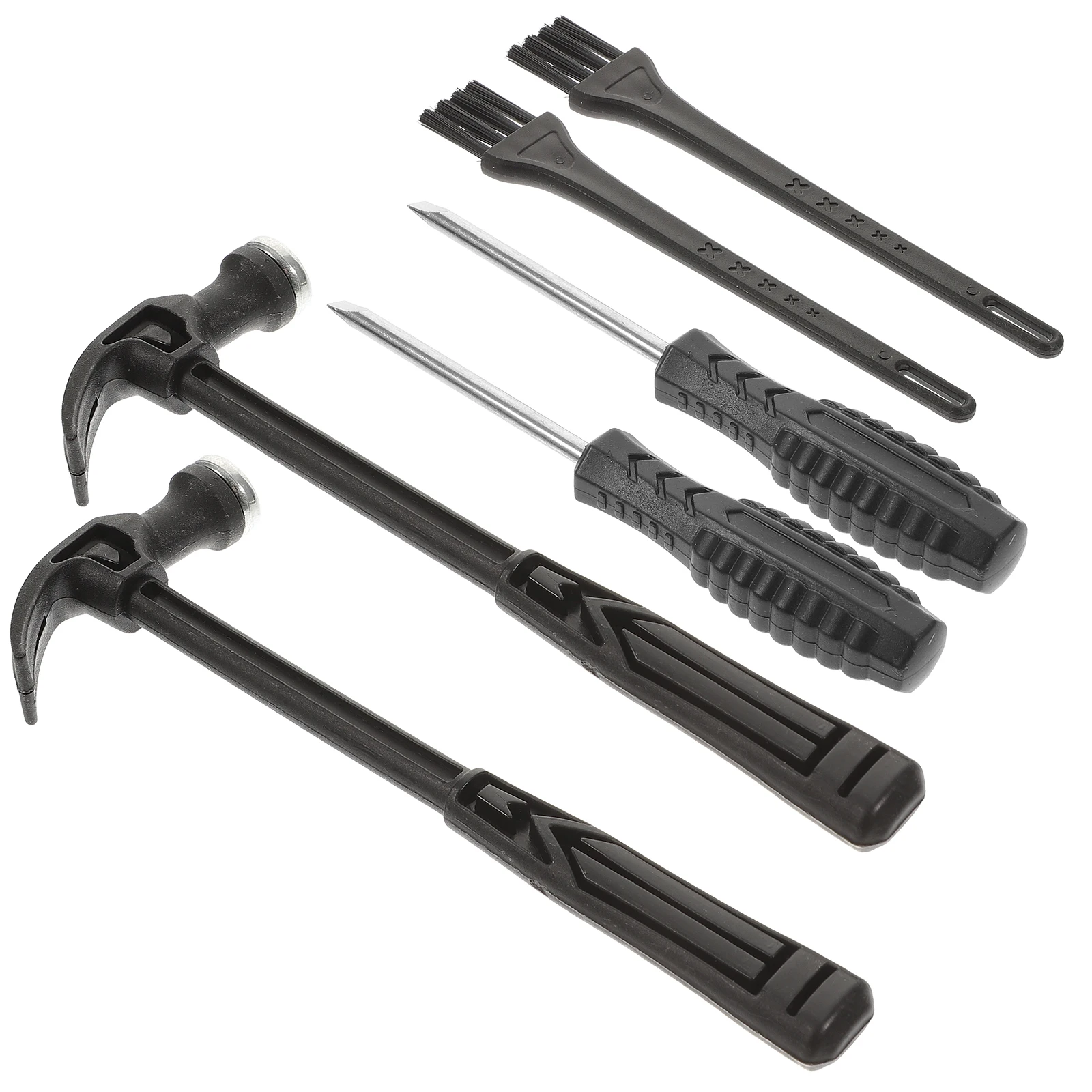 

2 Sets Children Archaeological Excavation Tools Kids Digging Toys Plastic Hammer Chisel Kit Fine Motor Skill Training Sensory