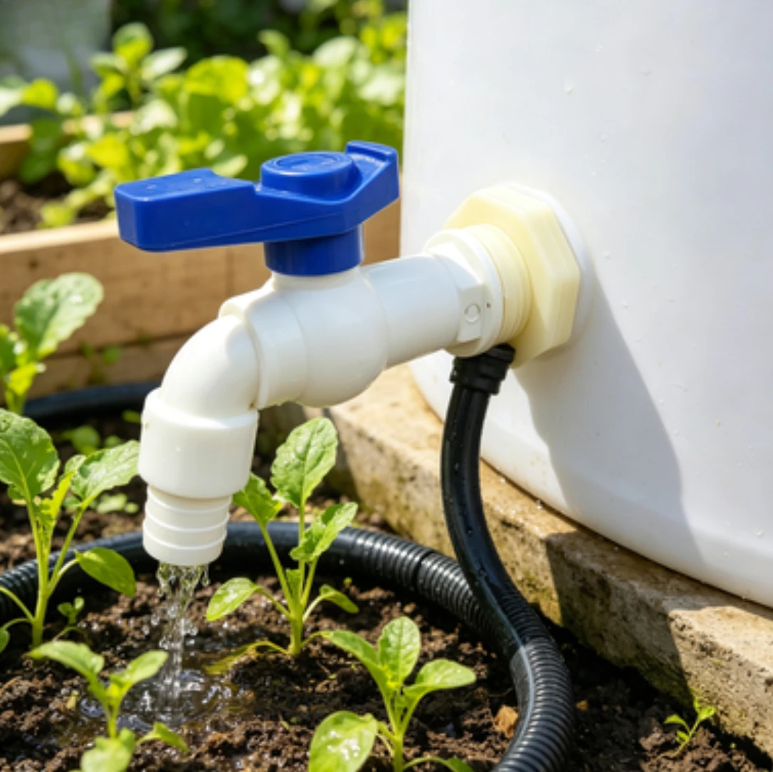 Water Tank, Water Bucket,drain Nozzle,on/off Faucet, Outdoor Water Outlet, 4-point Anti Freezing High-temperature Plastic Faucet