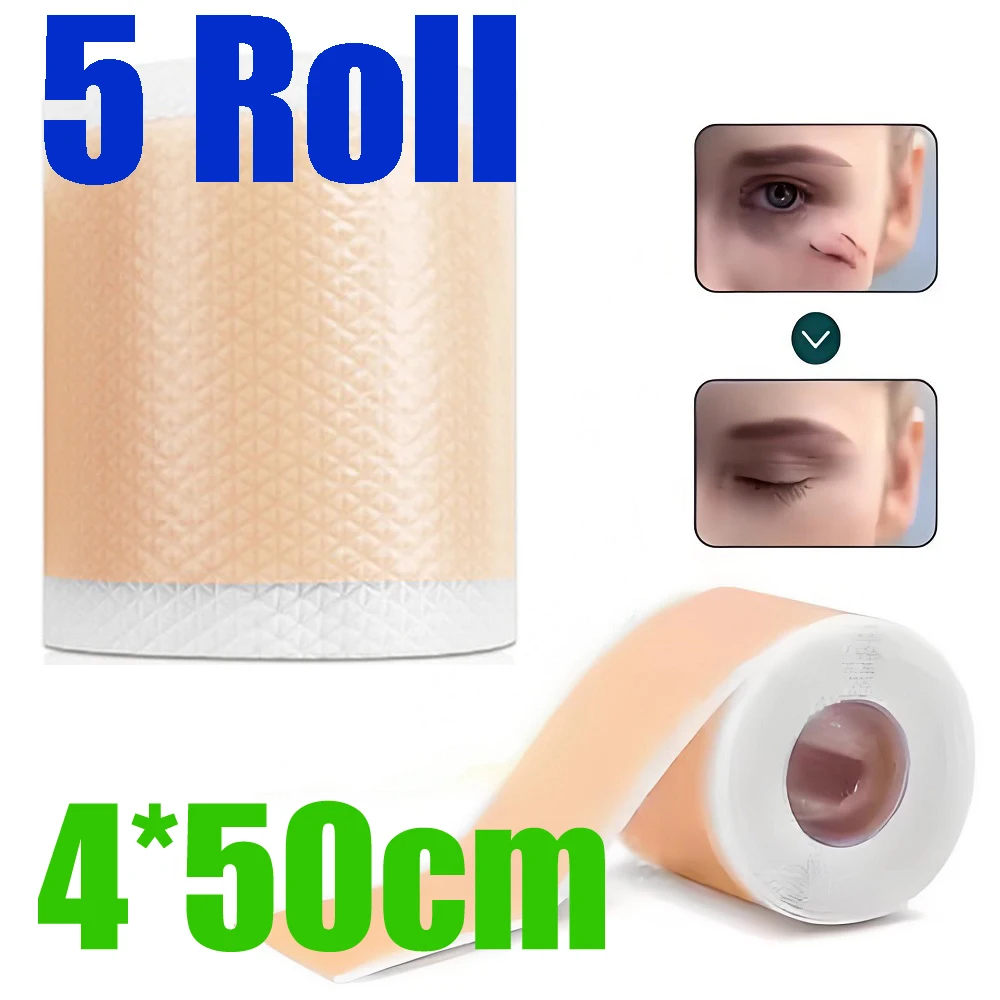 

5Roll Scar Sheet Removal Strip Baby Ear Corrector Silicone Gel Scar Patch Strip For Acne Keloid Surgery Burn Treatment