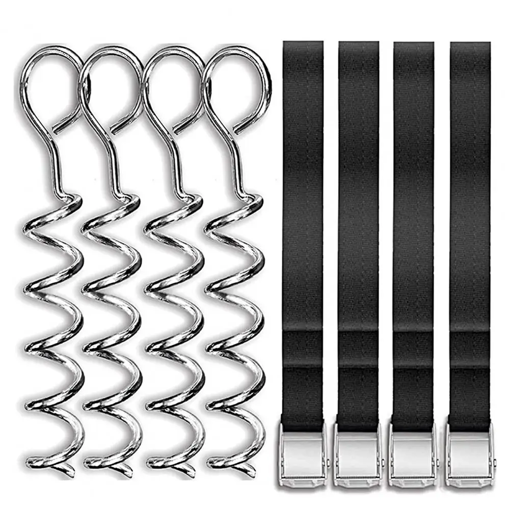 

Spiral Ground Anchors Tent Trampoline Ground Stake Spiral Anchors Parts Tie Down Spiral Ground Anchors Stake Tent Accessories