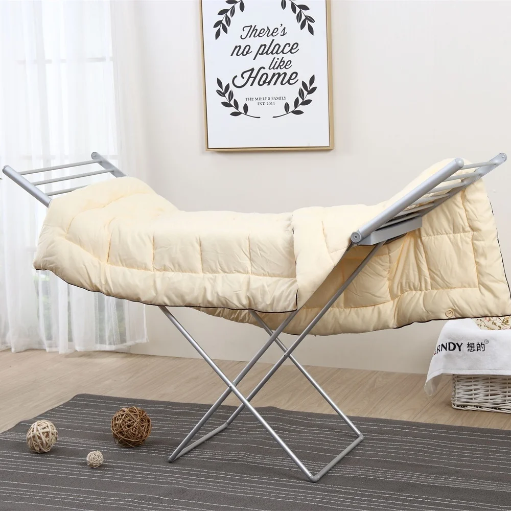 Mergulhador de roupas portátil com asas 230w elétrico aquecido secador de roupas dobrável de poupança de energia rack de secagem de lavanderia airer interno