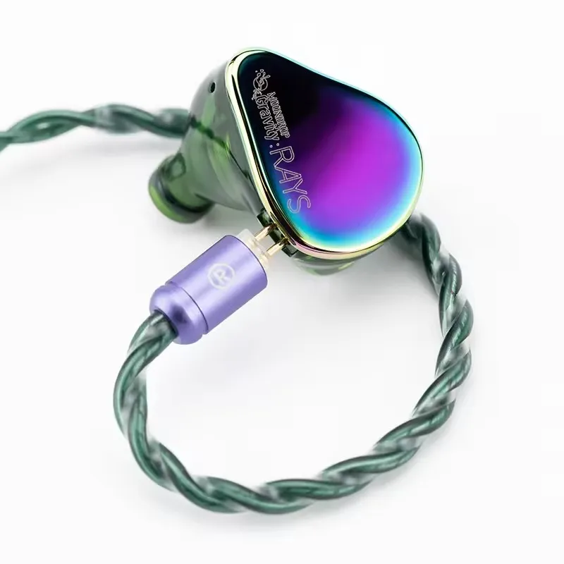 MOONDROP RAYS Professionelle Gaming-In-Ear-Monitore 1DD + 1Planar Hybrid-Treiber Kopfhörer USB-C DSP 0,78 mm kabelgebundene Kabel HiFi-Ohrhörer