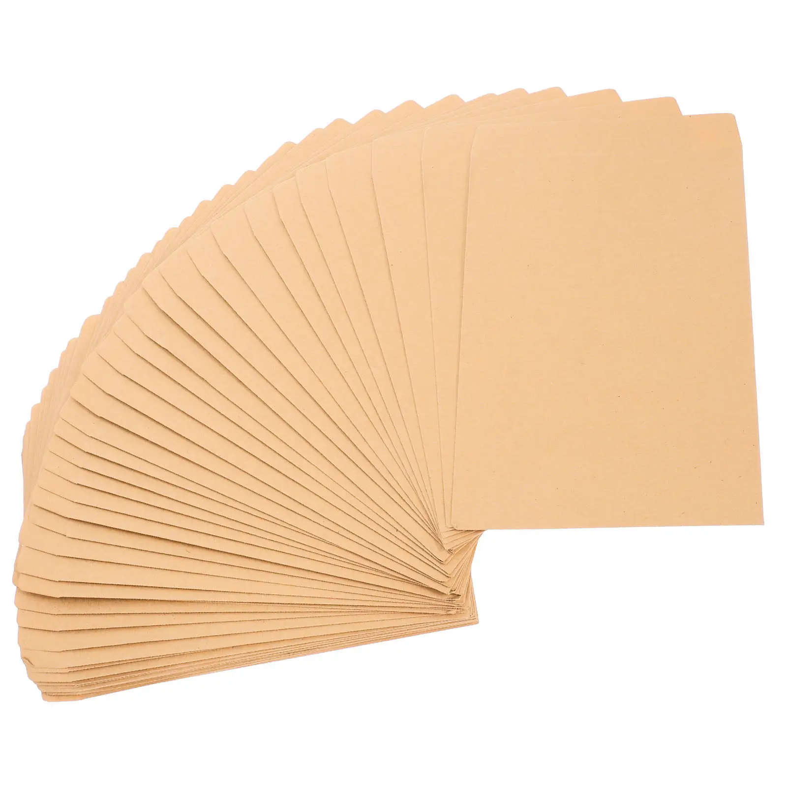 

50Pcs Sturdy Lightweight Kraft Envelopes for Small Items Sorting Storage Self-Sealing Design Perfect for Office Home School Use