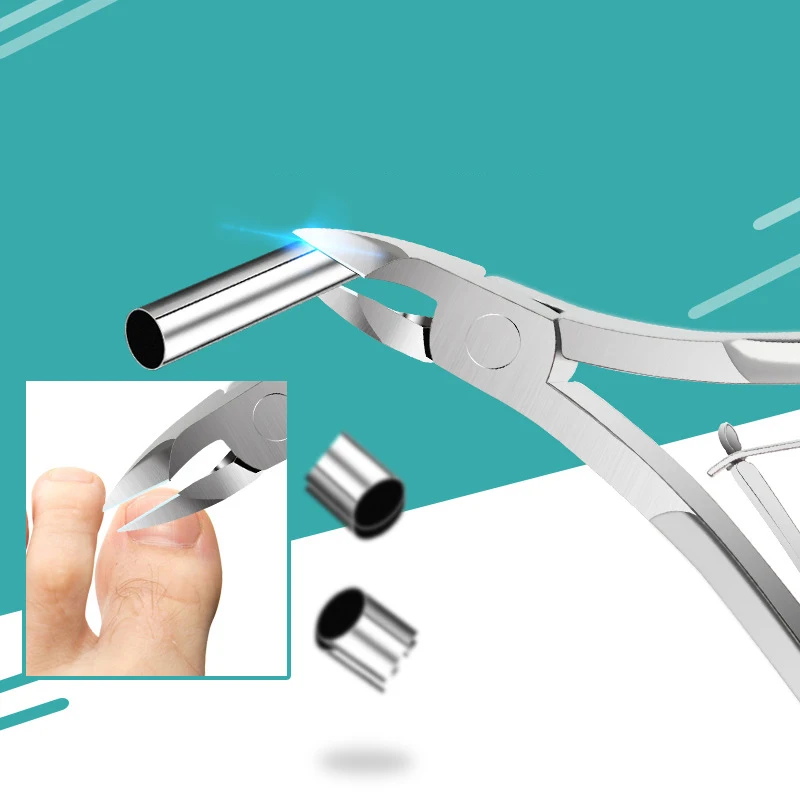 【WHB43】Pinze Set spingipelle Forbici per cuticole Tagliaunghie Trimmer Rimozione della pelle morta Taglierina per cuticole Strumenti professionali per nail art