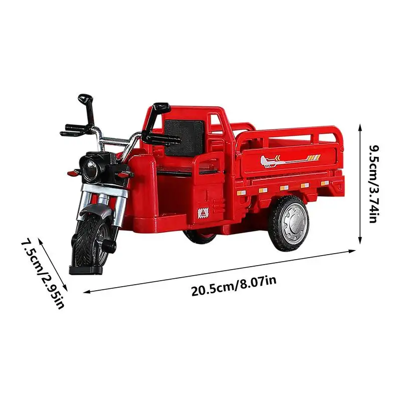 Pull Back Cars Alloy Tricycle Toy Miniature Vehicles Model Cool Safe Realistic For Classroom Carnival Rewards Daycare Stockings