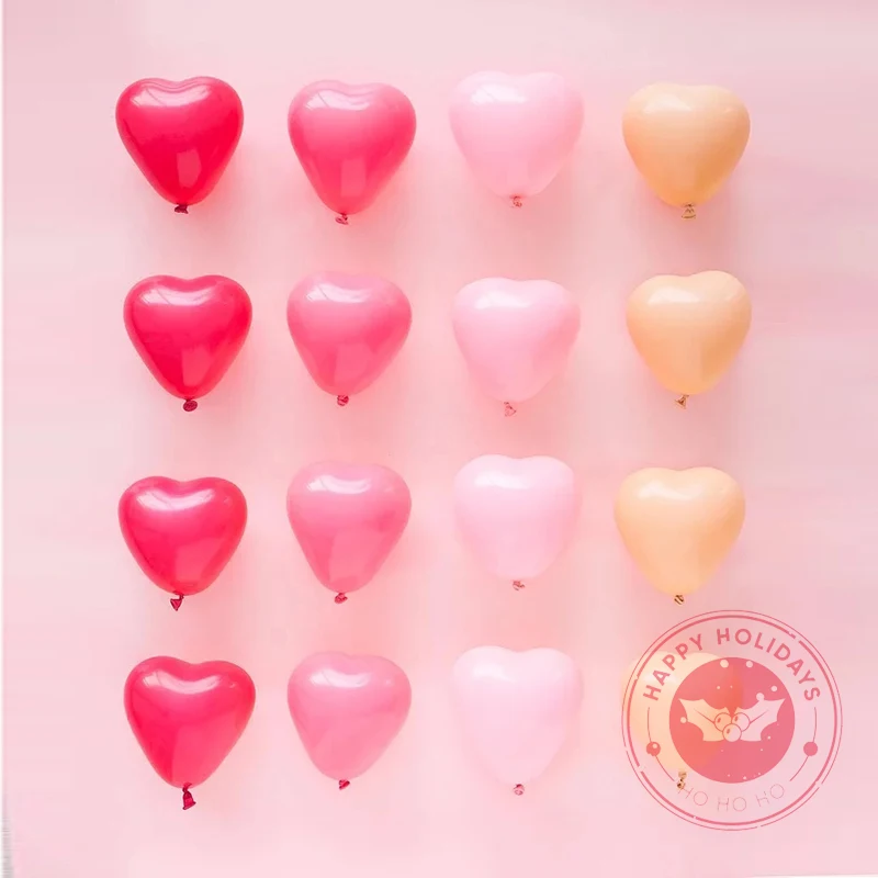 

10 Inch Pink Rose Red Love Heart Pearl Latex Balloons Inflatable Wedding Decoration Party Air Ball Happy Birthday Party Supplies