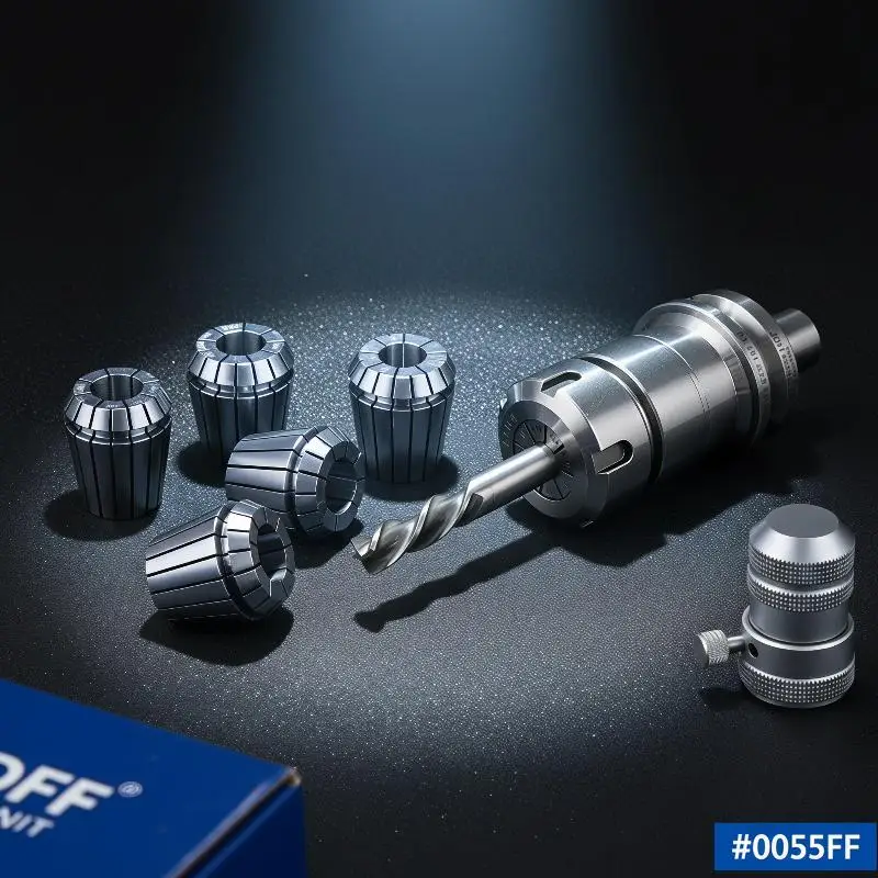 ER32 Spring Collet Chuck 0.008mm Precision CNC Accessory for Hobby CNC Milling Lathe Engraving Machining Projects